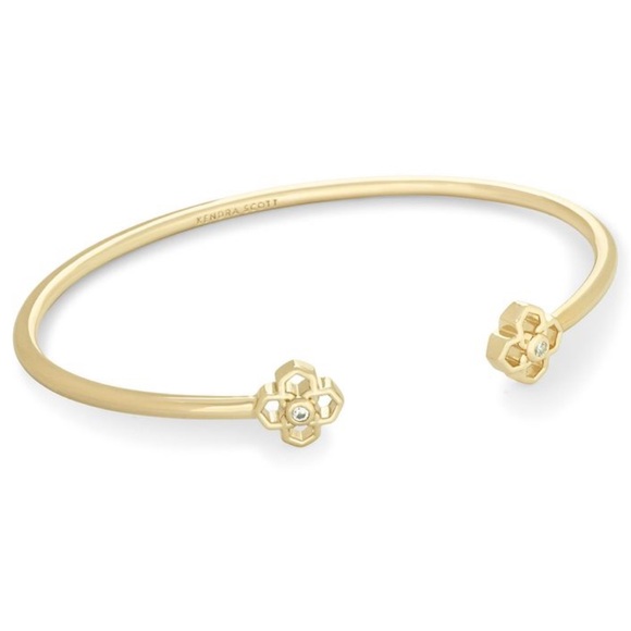 Kendra Scott Jewelry - Kendra Scott Iris Cuff Bracelet
 Gold Floral Open Bracelet